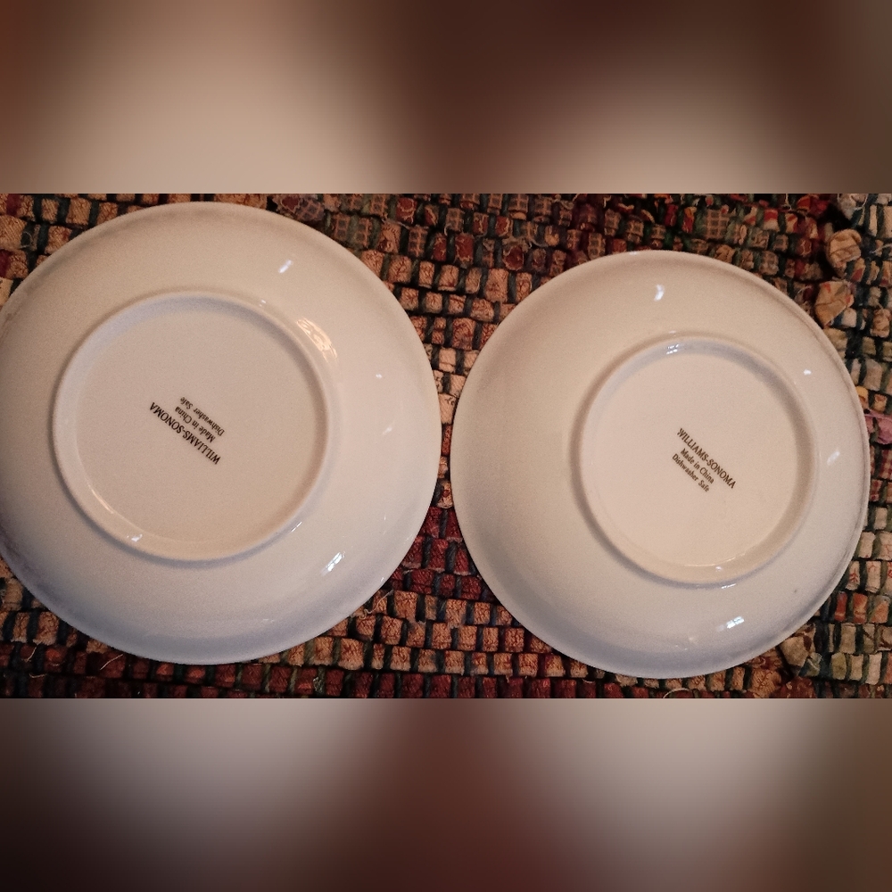 William Sonoma French Blue Floral Ceramic Mug and Plate Set - Picture 10 of 12